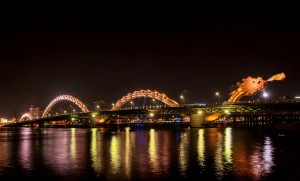 Image by http://todanang.com/attraction-dragon-bridge-every-night/